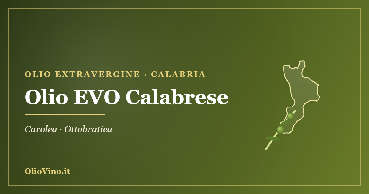 Olio EVO Calabrese - sagoma regione