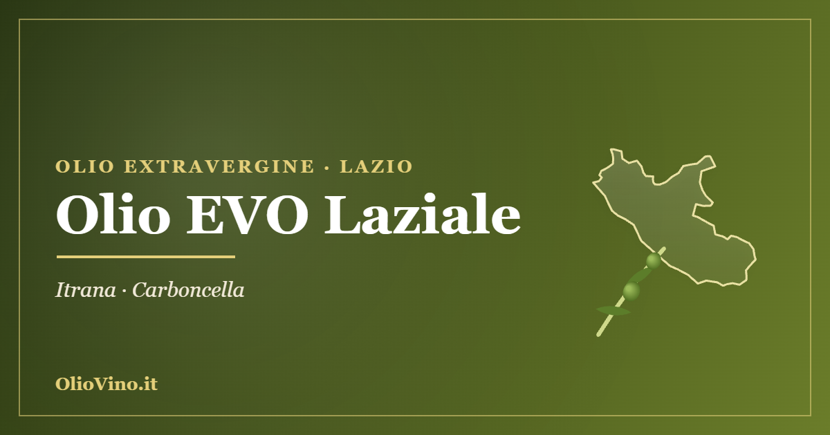 Olio EVO Laziale - sagoma regione